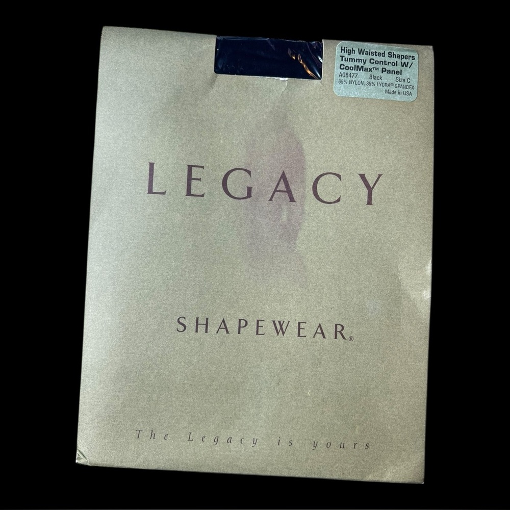 Legacy 90s Vintage Black High Wasted Shapers Shapewear Sz C